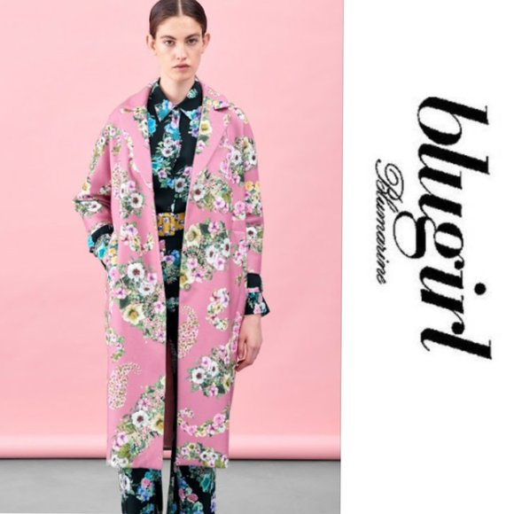 Blumarine Jackets & Blazers - Blugirl Blumarine Floral Coat Jacket